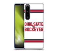 Head Case Designs Officially Licensed Ohio State University White Stripes Logo Soft Gel Case Compatible With Sony Xperia 1 IV