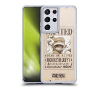 Head Case Designs Officially Licensed One Piece Luffy Gear 5 Poster Graphic Art Gel Case [Military Grade Protection] Compatible with Samsung Galaxy S21 Ultra 5G and Compatible with MagSafe
