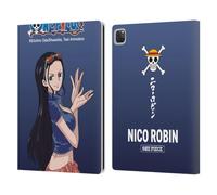 Head Case Designs Officially Licensed One Piece Nico Robin Graphic Art Leather Wallet Case Compatible With Apple iPad Pro 12.9 2020/2021/2022