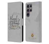 Head Case Designs Officially Licensed Outlander Blood Of My Blood Graphics Leather Wallet Case Compatible With Samsung Galaxy S24 Ultra 5G