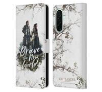 Head Case Designs Officially Licensed Outlander Brave The New World Composed Graphics Leather Wallet Case Compatible With Samsung Galaxy A26 5G
