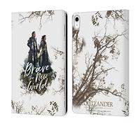 Head Case Designs Officially Licensed Outlander Brave The New World Composed Graphics Leather Wallet Case Compatible With Apple iPad 10.9 2022/2025