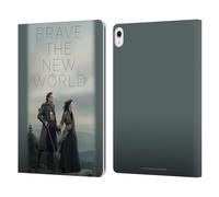 Head Case Designs Officially Licensed Outlander Brave The New World Season 4 Art Leather Wallet Case Compatible With Apple iPad Air 13 2024/2025