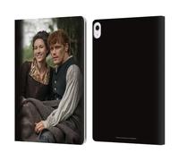Head Case Designs Officially Licensed Outlander Claire Jamie Fraser Season 4 Art Leather Wallet Case Compatible With Apple iPad Air 13 2024/2025