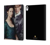 Head Case Designs Officially Licensed Outlander Claire & Jamie Portraits Leather Wallet Case Compatible With Apple iPad Air 13 2024/2025