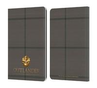 Head Case Designs Officially Licensed Outlander Craigh Na Dun Tartans Leather Wallet Case Compatible With Kindle Paperwhite 1/2 / 3