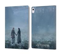 Head Case Designs Officially Licensed Outlander Jamie And Claire Season 6 Key Art Leather Wallet Case Compatible With Apple iPad Air 13 2024/2025
