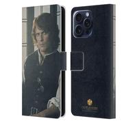 Head Case Designs Officially Licensed Outlander Jamie Fraser Characters Leather Wallet Case Compatible With Apple iPhone 16 Pro Max