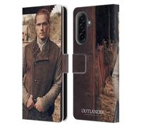 Head Case Designs Officially Licensed Outlander Jamie Fraser Stables Season 6 Characters Leather Wallet Case Compatible With Samsung Galaxy A17 4G / 5G