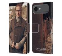 Head Case Designs Officially Licensed Outlander Jamie Fraser Stables Season 6 Characters Leather Wallet Case Compatible With Apple iPhone 17 Air