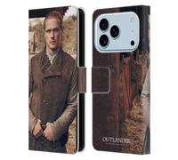 Head Case Designs Officially Licensed Outlander Jamie Fraser Stables Season 6 Characters Leather Wallet Case Compatible With Apple iPhone 17 Pro