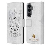 Head Case Designs Officially Licensed Outlander Je Suis Prest Seals And Icons Leather Wallet Case Compatible With Samsung Galaxy S26 Plus
