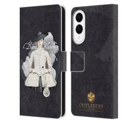 Head Case Designs Officially Licensed Outlander La Dame Blanche Portraits Leather Wallet Case Compatible With Samsung Galaxy S25 Edge