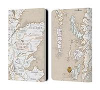 Head Case Designs Officially Licensed Outlander Map Seals And Icons Leather Wallet Case Compatible With Kindle Paperwhite 5 (2021)
