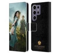 Head Case Designs Officially Licensed Outlander Season 1 Poster Key Art Leather Wallet Case Compatible with Samsung Galaxy S25 Ultra