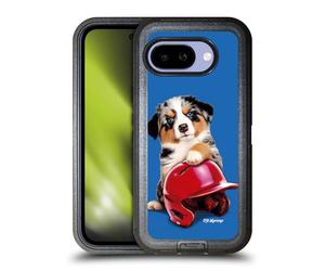 Head Case Designs Officially Licensed P.D. Moreno Australian Shepherd Helmet Sport Puppies Ultra-Armoured Shockproof Case [Military Grade Protection] Compatible With Google Pixel 9A