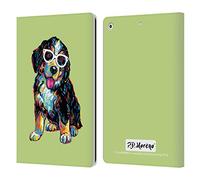 Head Case Designs Officially Licensed P.D. Moreno Bernese Dogs Leather Wallet Case Compatible With Apple iPad 10.2 2019/2020/2021