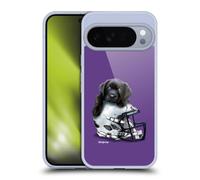 Head Case Designs Officially Licensed P.D. Moreno Black Labrador Football Helmet Sport Puppies Gel Case [Military Grade Protection] Compatible with Google Pixel 10 Pro XL and Compatible with MagSafe