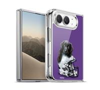 Head Case Designs Officially Licensed P.D. Moreno Black Labrador Football Helmet Sport Puppies Gel Case [Military Grade Protection] Compatible with Apple iPhone Duo and Compatible with MagSafe