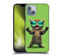 Head Case Designs Officially Licensed P.D. Moreno Cat Sunglasses Furry Fun Artwork Hard Back Case Compatible With Apple iPhone 14
