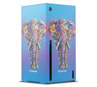 Head Case Designs Officially Licensed P.D. Moreno Elephant Animals II Game Console Wrap Case Cover Compatible With Xbox Series X
