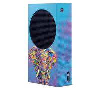 Head Case Designs Officially Licensed P.D. Moreno Elephant Animals II Game Console Wrap Case Cover Compatible With Xbox Series S Console