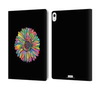 Head Case Designs Officially Licensed P.D. Moreno Gerbera Daisy Assorted Design Leather Wallet Case Compatible With Apple iPad Air 13 2024/2025