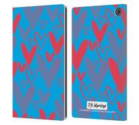 Head Case Designs Officially Licensed P.D. Moreno Hearts 2 Patterns Leather Wallet Case Compatible With Amazon Fire Max 11 2023