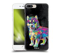 Head Case Designs Officially Licensed P.D. Moreno Husky Christmas Animal Pop Colors Hard Back Case Compatible With Apple iPhone 7 Plus/iPhone 8 Plus