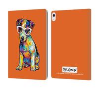 Head Case Designs Officially Licensed P.D. Moreno Jack Russell Dogs Leather Wallet Case Compatible With Apple iPad Air 13 2024/2025