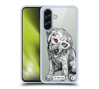 Head Case Designs Officially Licensed P.D. Moreno Labrador Retriever Black And White Dogs Gel Case [Military Grade Protection] Compatible With Samsung Galaxy A56 5G