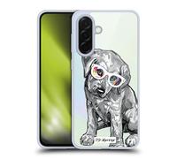 Head Case Designs Officially Licensed P.D. Moreno Labrador Retriever Black And White Dogs Gel Case [Military Grade Protection] Compatible With Samsung Galaxy A36 5G