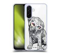 Head Case Designs Officially Licensed P.D. Moreno Labrador Retriever Black And White Dogs Gel Case [Military Grade Protection] Compatible With Samsung Galaxy A26 5G