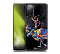 Head Case Designs Officially Licensed P.D. Moreno Reindeer Christmas Animal Pop Colors Hard Back Case Compatible With Samsung Galaxy S20 FE / 5G