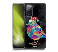Head Case Designs Officially Licensed P.D. Moreno Robin Christmas Animal Pop Colors Hard Back Case Compatible With Samsung Galaxy S20 FE / 5G