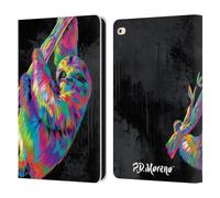 Head Case Designs Officially Licensed P.D. Moreno Sloth Christmas Animal Pop Colors Leather Wallet Case Compatible With Apple iPad Air 2 (2014)