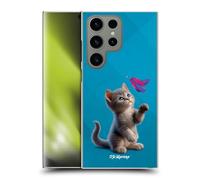 Head Case Designs Officially Licensed P.D. Moreno Toy Feather Play Cat Artwork Hard Back Case Compatible With Samsung Galaxy S24 Ultra 5G