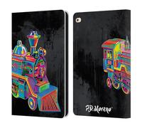 Head Case Designs Officially Licensed P.D. Moreno Toy Train Christmas Animal Pop Colors Leather Wallet Case Compatible With Apple iPad Air 2 (2014)