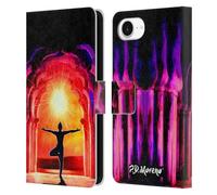 Head Case Designs Officially Licensed P.D. Moreno Tree Pose In Sunrise Yoga Silhouettes Leather Wallet Case Compatible With Apple iPhone 16e