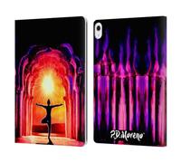 Head Case Designs Officially Licensed P.D. Moreno Tree Pose In Sunrise Yoga Silhouettes Leather Wallet Case Compatible With Apple iPad Air 13 2024/2025