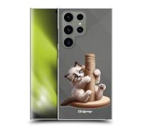 Head Case Designs Officially Licensed P.D. Moreno Yarn Holder Play Cat Artwork Hard Back Case Compatible With Samsung Galaxy S24 Ultra 5G