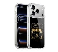Head Case Designs Officially Licensed Pantera 101 Proof Art Gel Case [Military Grade Protection] Compatible with Apple iPhone 17 Pro and Compatible with MagSafe