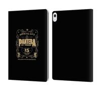 Head Case Designs Officially Licensed Pantera 101 Proof Art Leather Wallet Case Compatible With Apple iPad Air 13 2024/2025