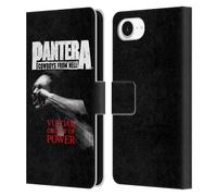 Head Case Designs Officially Licensed Pantera Vulgar Art Leather Wallet Case Compatible With Apple iPhone 16e