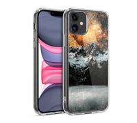 Head Case Designs Officially Licensed Patrik Lovrin Burning Galaxy Above Mountains Dreams Vs Reality Gel Case [Military Grade Protection] Compatible with Apple iPhone 11 and Compatible with MagSafe
