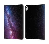 Head Case Designs Officially Licensed Patrik Lovrin Milky Way Bright Colors Night Sky Leather Wallet Case Compatible With Apple iPad Air 13 2024/2025