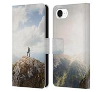 Head Case Designs Officially Licensed Patrik Lovrin Mountain Wanderer Wanderlust Leather Wallet Case Compatible With Apple iPhone 16e