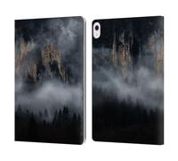 Head Case Designs Officially Licensed Patrik Lovrin Mountains Through Forest Magical Foggy Landscape Leather Wallet Case Compatible With Apple iPad Air 13 2024/2025