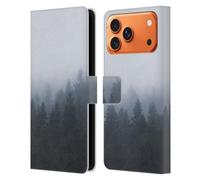 Head Case Designs Officially Licensed Patrik Lovrin Mysterious Forest In The Fog Magical Foggy Landscape Leather Wallet Case Compatible With Apple iPhone 17 Pro Max