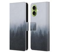 Head Case Designs Officially Licensed Patrik Lovrin Mysterious Forest In The Fog Magical Foggy Landscape Leather Wallet Case Compatible With Apple iPhone 17